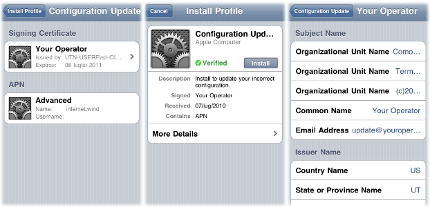 Configuration Update